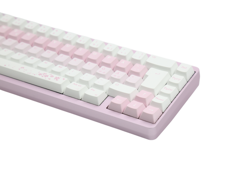 Varmilo Muse65 Hall Effect 65% RGB LED Type - Sakura - Gaming Tastaturen - ohne Numpad - Nordisch - Pink