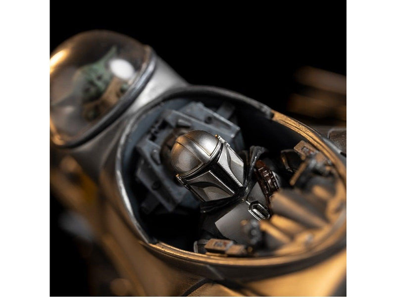 Iron Studios - Star Wars - The Mandalorian's N-1 Starfighter Statue Demi Scale 1/20 - Figur
