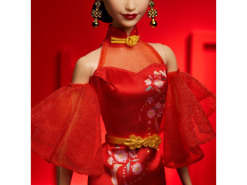 Barbie Signature Lunar New Year Doll With Qipao Dress & Golden Accessories