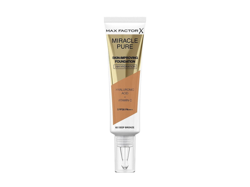 Max Factor Miracle Pure Foundation 82 deep bronze 30ml