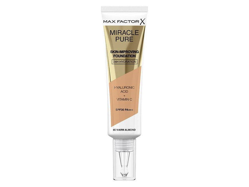 Max Factor Miracle Pure Foundation 45 warm almond 30ml