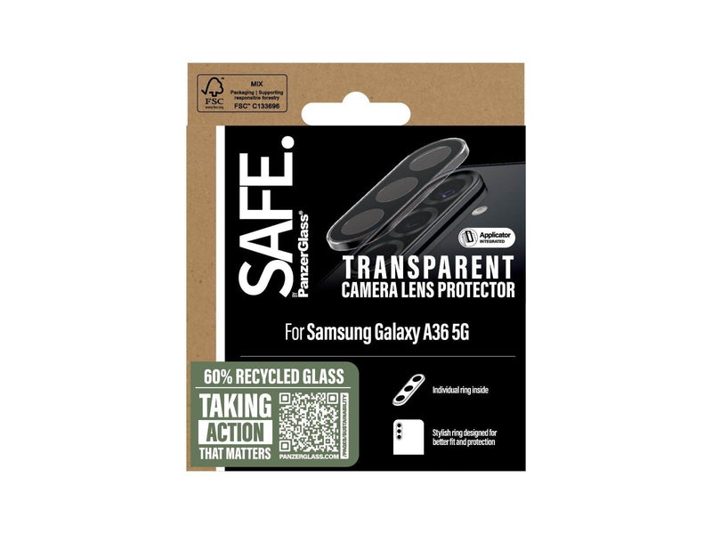 SAFE. by PanzerGlass Camera Lens Protector Transparent Samsung Galaxy A36 5G