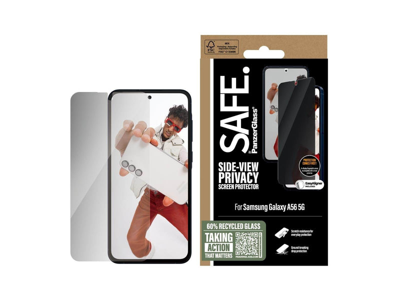 SAFE. by PanzerGlass Privacy Screen Protector Samsung Galaxy A56 5G | Ultra-Wide Fit