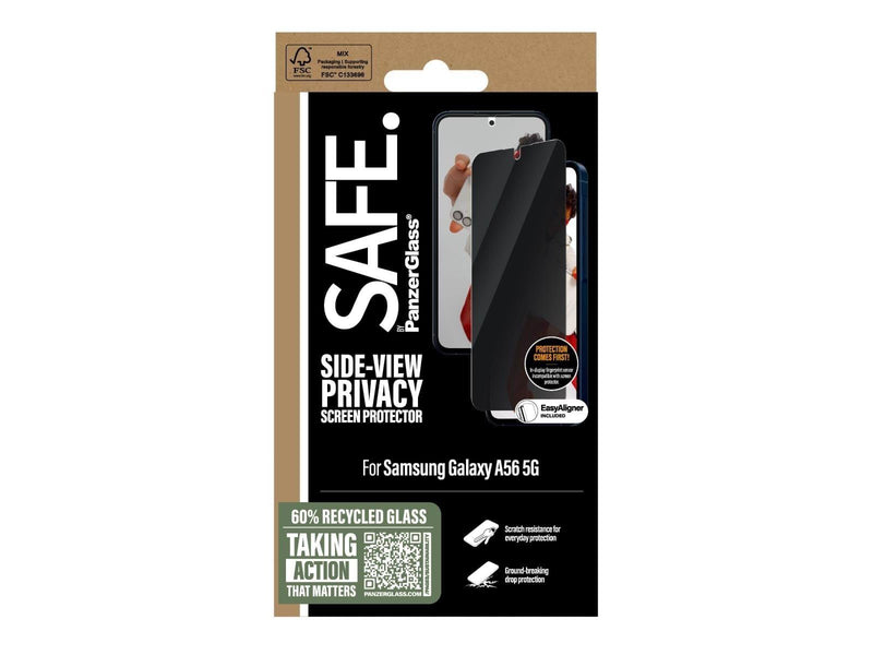 SAFE. by PanzerGlass Privacy Screen Protector Samsung Galaxy A56 5G | Ultra-Wide Fit