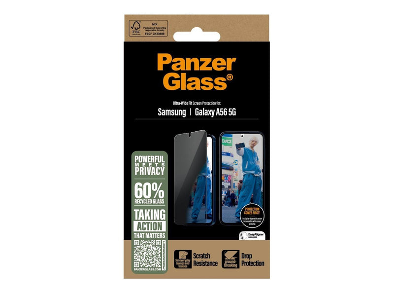 PanzerGlass Privacy Screen Protector Samsung Galaxy A56 5G | Ultra-Wide Fit