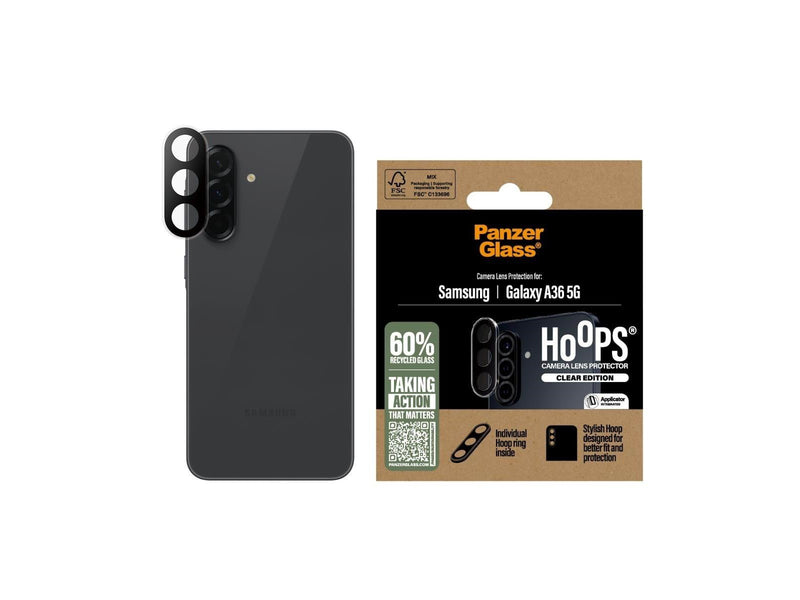 PanzerGlass Hoops™ Transparent Lens Protector Samsung Galaxy A36 5G