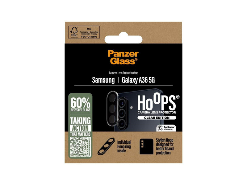 PanzerGlass Hoops™ Transparent Lens Protector Samsung Galaxy A36 5G