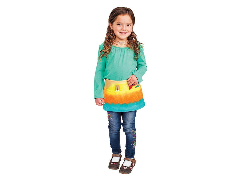 Colorations - Decorate your Own Apron with 2 Compartments. Set of 12