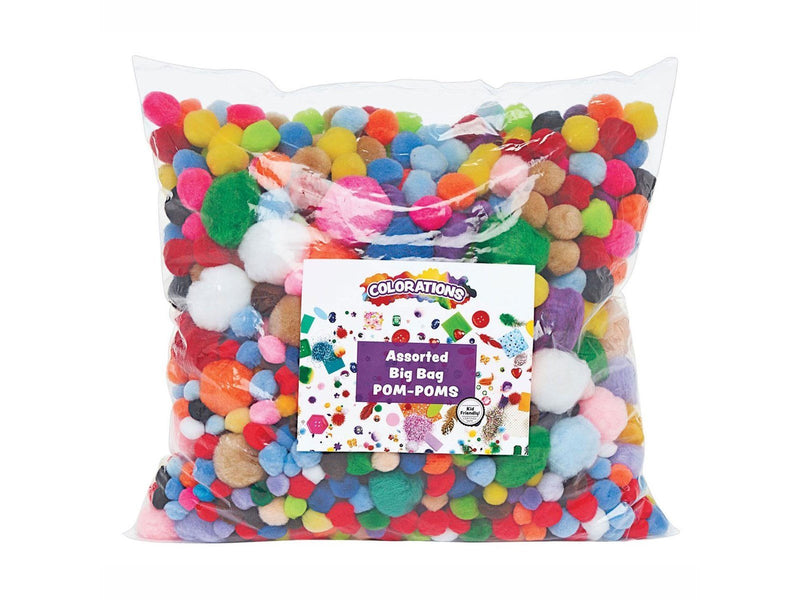 Colorations - Bag of Pompoms 450 grams 1200 pcs.