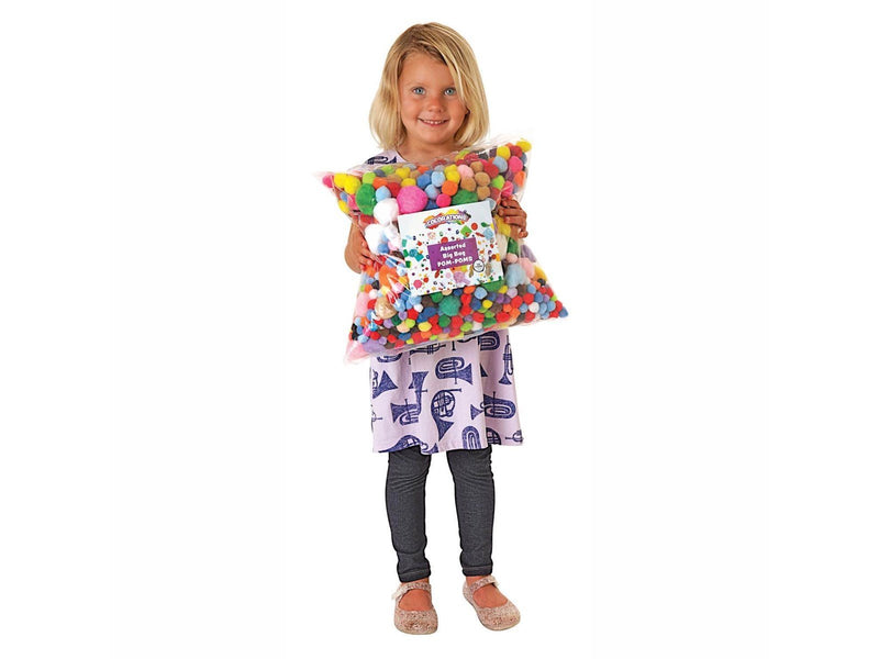 Colorations - Bag of Pompoms 450 grams 1200 pcs.