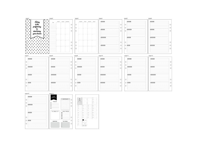 Creativ Company - Planner/Bulletjournal Pages 7ldg.