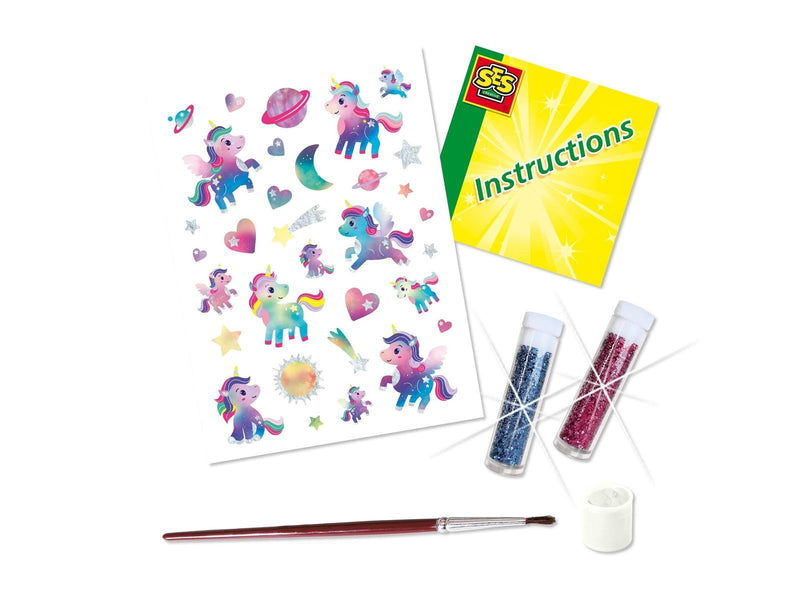 SES Creative Unicorn Galaxy Tattoos