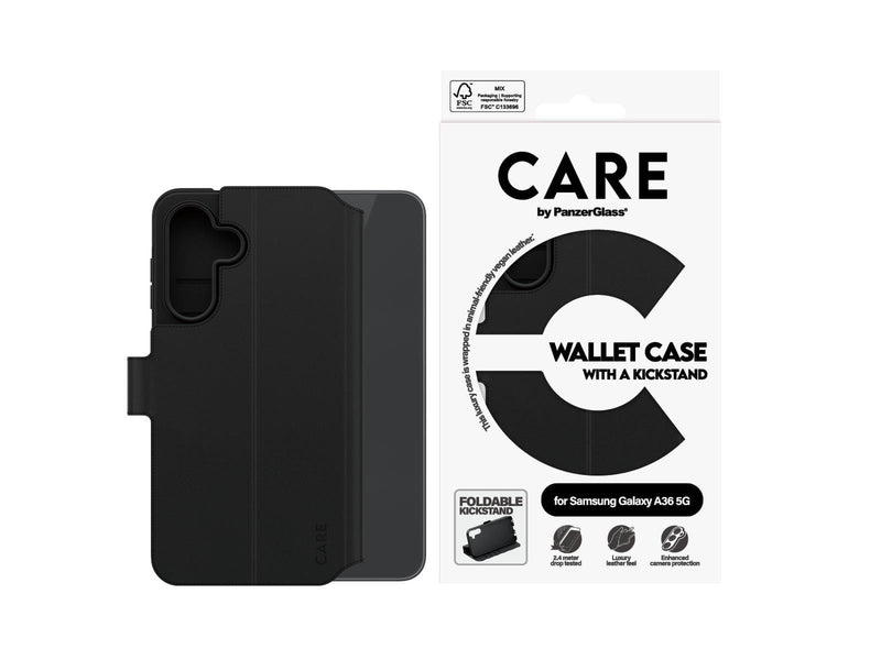 CARE by PanzerGlass Feature Wallet Case w. Kickstand Samsung Galaxy A36 5G