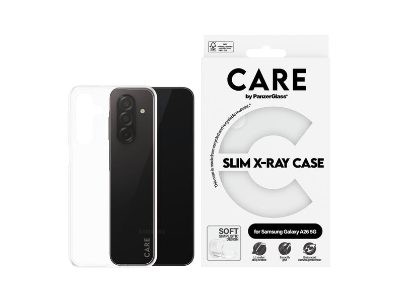 CARE by PanzerGlass Fashionable Case Transparent X-Ray Soft Basic Samsung Galaxy A26 5G