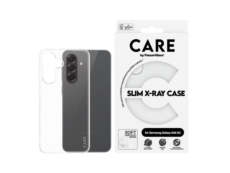 CARE by PanzerGlass Fashionable Case Transparent X-Ray Soft Basic Samsung Galaxy A56 5G