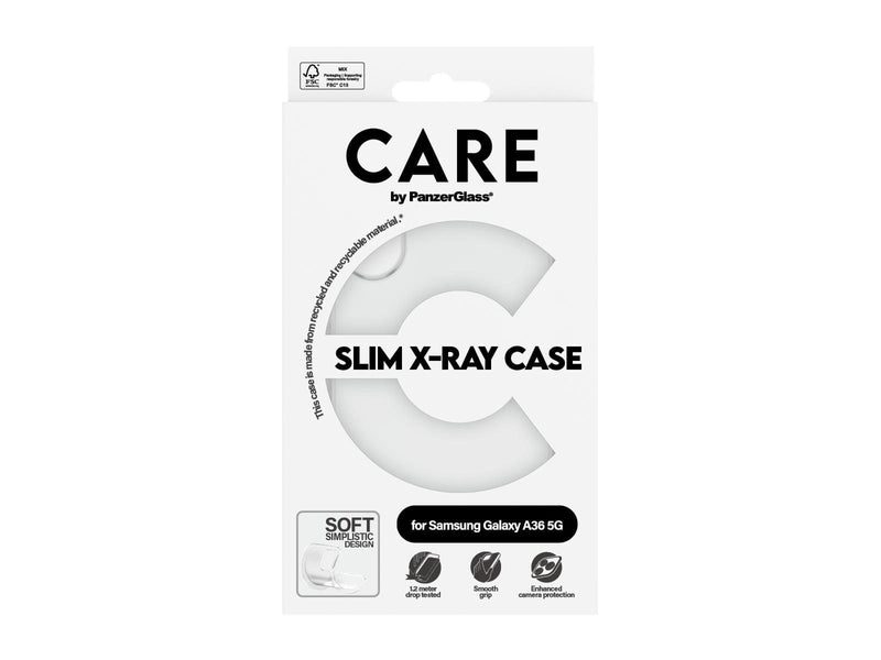 CARE by PanzerGlass Fashionable Case Transparent X-Ray Soft Basic Samsung Galaxy A36 5G