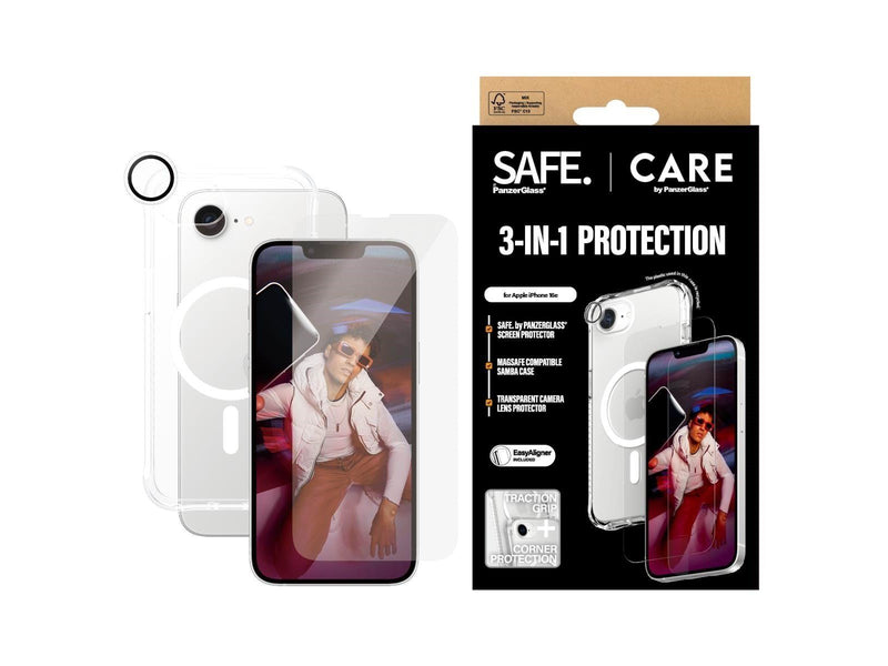 CARE by PanzerGlass Fashion 3-in-1 Bundle iPhone 16e