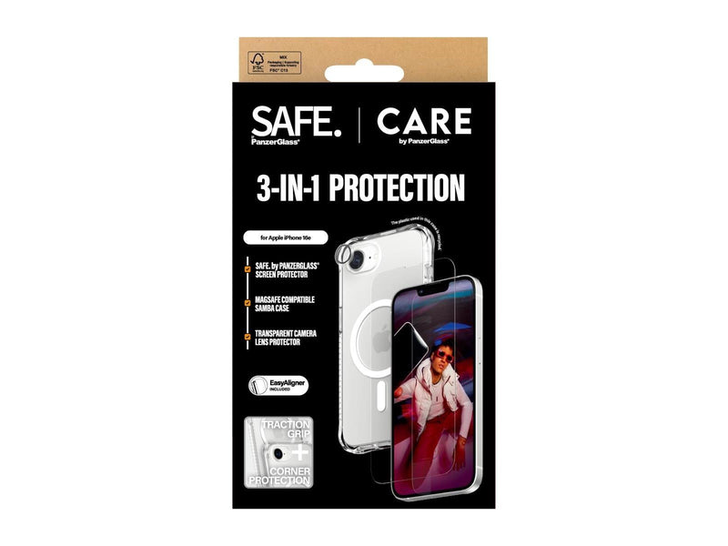 CARE by PanzerGlass Fashion 3-in-1 Bundle iPhone 16e