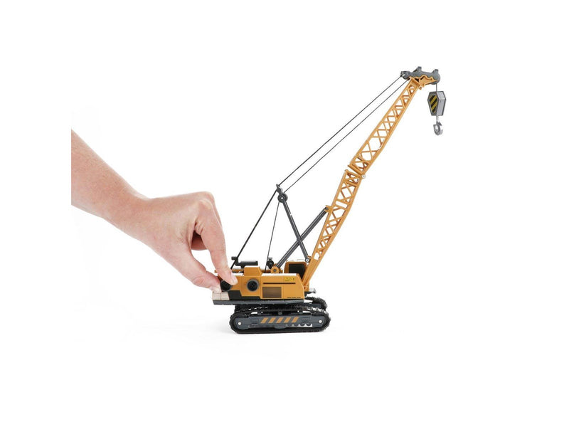 Toi-Toys - METAL Construction vehicle - crane truck with caterpillar tracks 1:55
