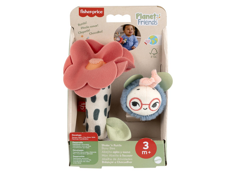 Fisher Price Planet Friends Shake 'n Rattle Busy Bee