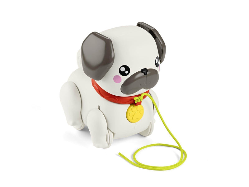 Fisher-Price FP Pets Walk-The-Pup Pug Baby & Toddler Pull Toy With Motion & Sounds