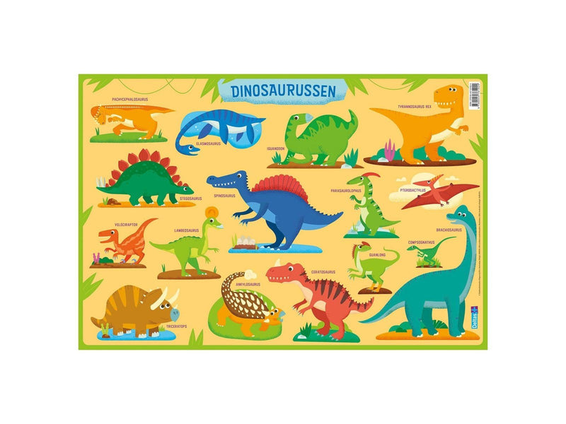Deltas Educational coasters Preschool - Dinosaurs