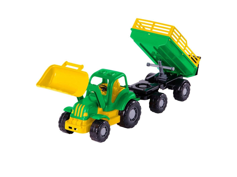 Cavallino Toys - Classic Tractor with Tipper Trailer 66cm