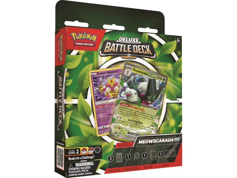 Pokemon TCG Deluxe Battle Deck Meowscarada/Quaquaval assorted