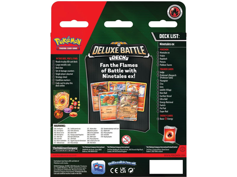 Pokemon TCG Deluxe Battle Deck Ninetales ex/Zapdos ex - assorted