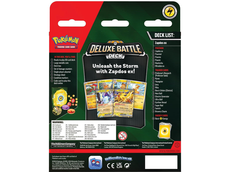 Pokemon TCG Deluxe Battle Deck Ninetales ex/Zapdos ex - assorted