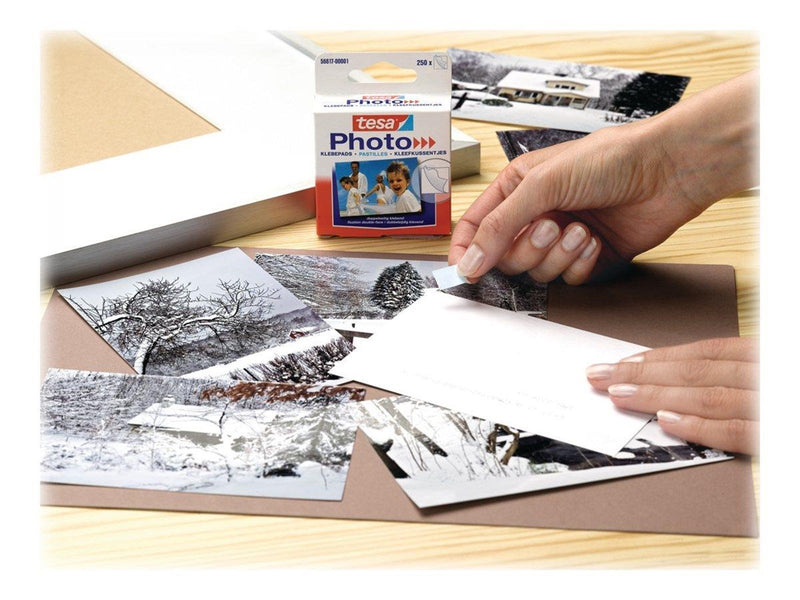 tesa Mounting Adhesive - White (pack of 250)