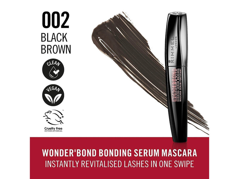 Rimmel Wonder Bond Bonding Serum Mascara Brown Black 11ml
