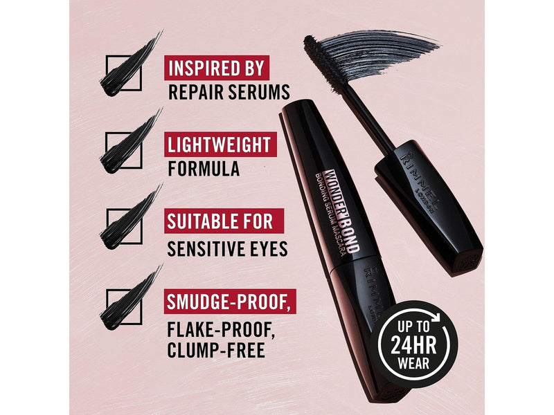 Rimmel Wonder Bond Bonding Serum Mascara Brown Black 11ml