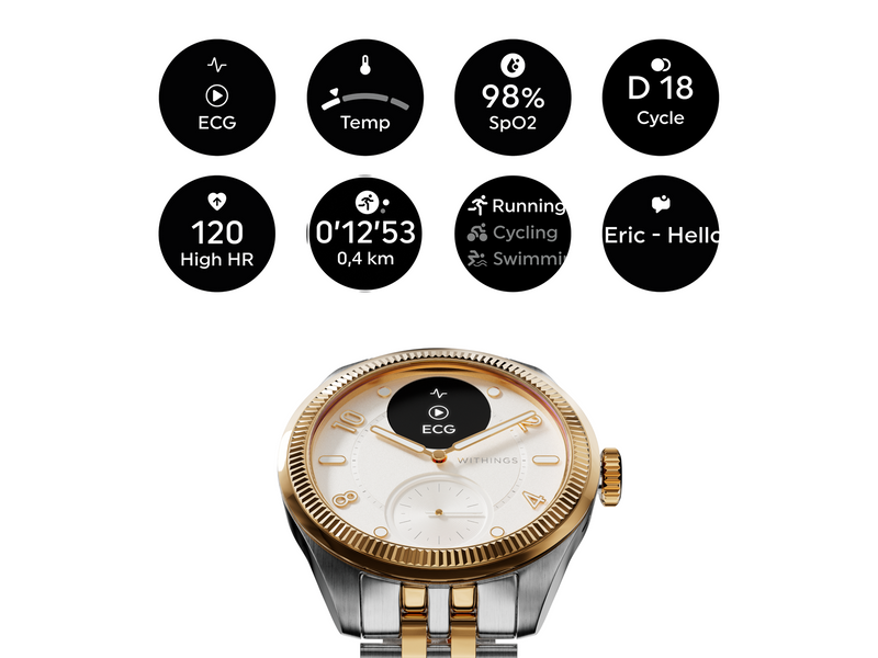 Withings ScanWatch Nova Brilliant Edition 39mm - Rose Gold