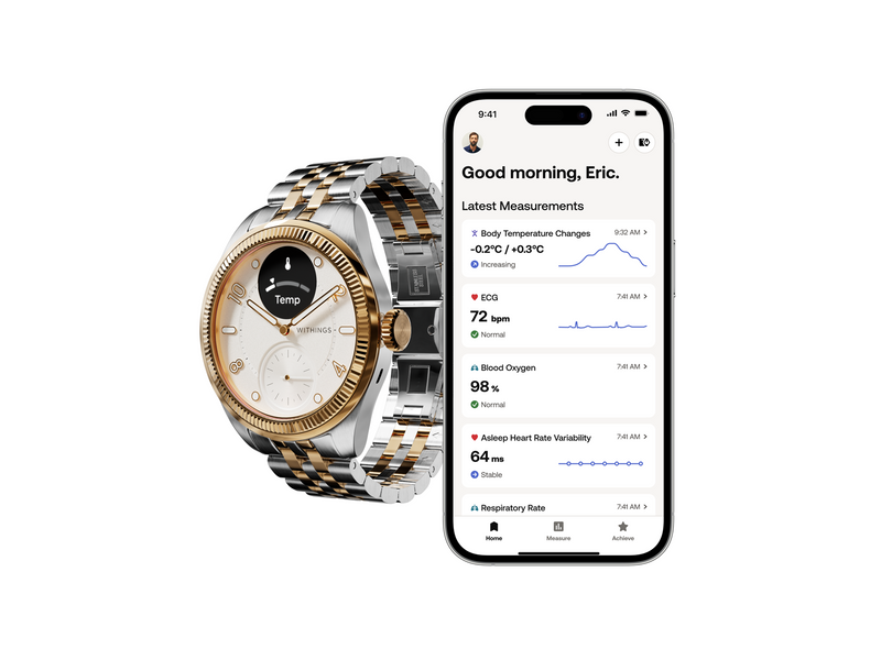 Withings ScanWatch Nova Brilliant Edition 39mm - Rose Gold