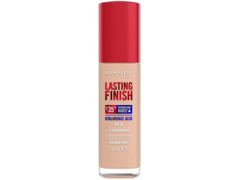 Rimmel Clean Lasting Finish Foundation 010 Rose Ivory 30ml