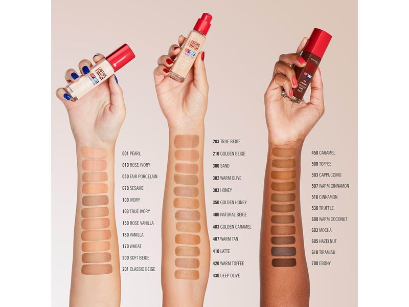 Rimmel Clean Lasting Finish Foundation 150 rose vanilla 30ml