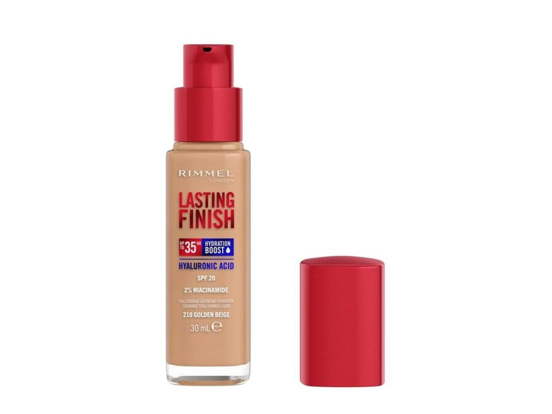 Rimmel Clean Lasting Finish Foundation 210 golden beige 30ml
