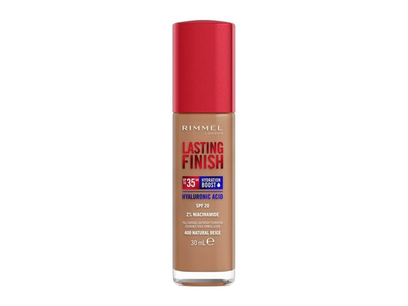 Rimmel Clean Lasting Finish Foundation 400 natural beige 30ml
