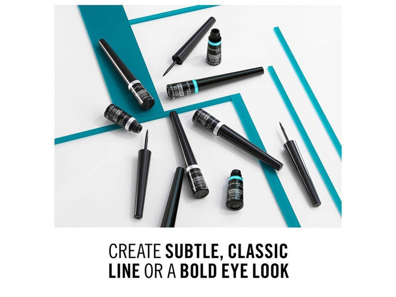 Rimmel Exaggerate Liquid Eyeliner 001 Black 3ml