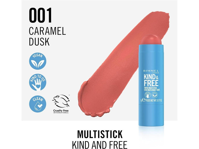 Rimmel Kind & Free Multi Stick 001 caramel dusk 5gr