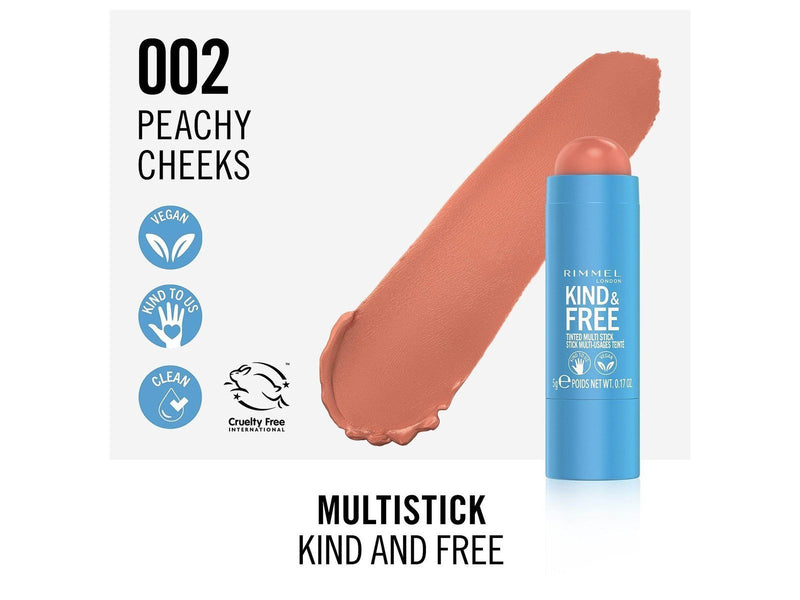 Rimmel Kind & Free Multi Stick 002 peachy cheeks 5gr