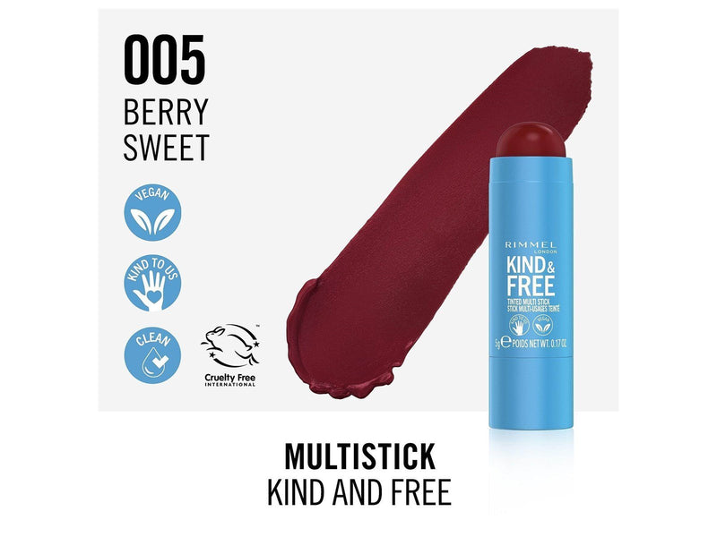 Rimmel Kind & Free Multi Stick 005 berry sweet 5gr