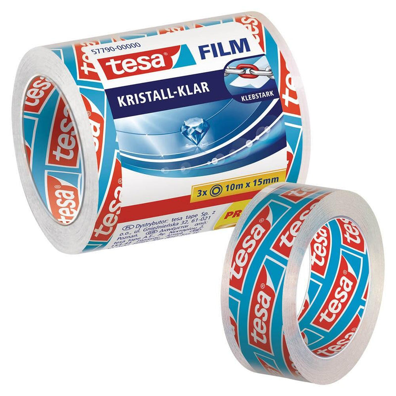 tesa KRISTALL-KLAR Klebefilm 15 mm x 10 m transparent