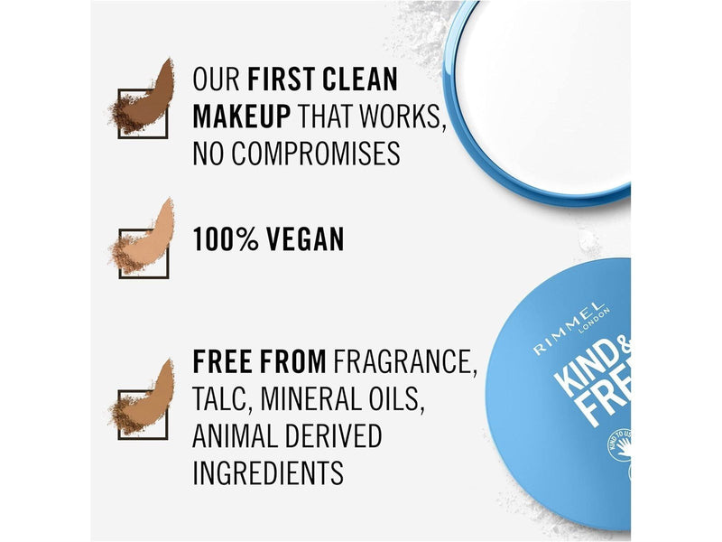 Rimmel Kind & Free  pressed powder 1 Translucent 14gr