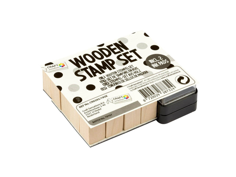 Creative Craft Group - Wooden Stamp Set - Figures 27 pcs.
