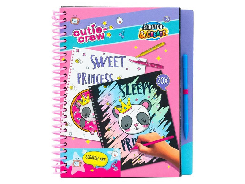 Canenco - Cutie Crew Scratch and Color Book
