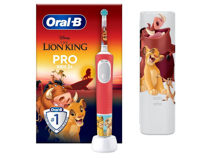 Oral-B Elektrische Zahnbürste Vitality Pro Kids Lion King Travel Case