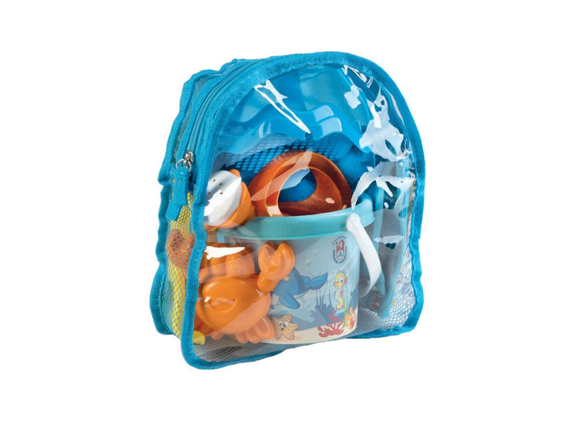 Androni Backpack with Beach Set Sea Animals 6pcs.