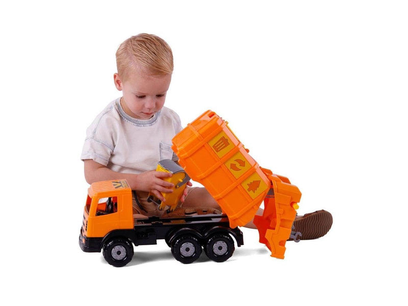 Cavallino Toys - Cavallino XL Garbage Truck Orange 42cm